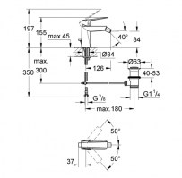 MONOMANDO BIDE ALLURE BRILLIANT GROHE